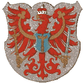 Wappen der Provinz Brandenburg mit dem Roten Adler. 